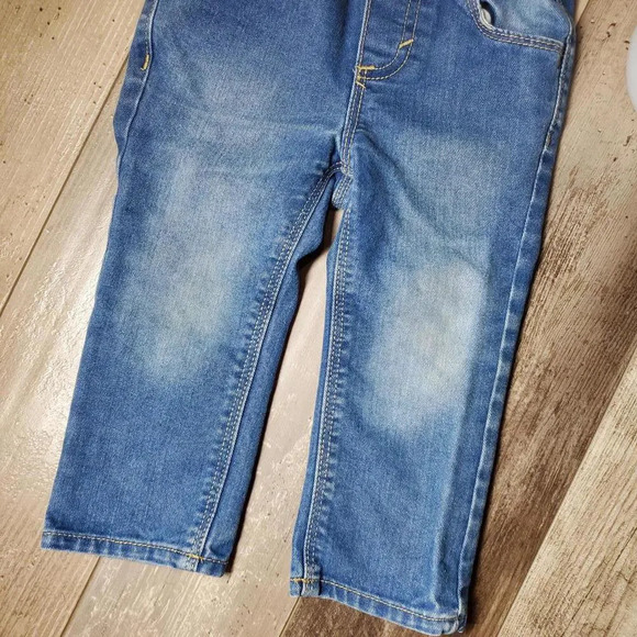 Old Navy Straight Blue Medium Wash Denim Jeans Boys Size 18-24m GUC - Picture 6 of 10